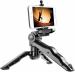 LIMESHOT Lightweight Portable Plastic Mini Pistol Tripod for All Smartphone,Action and DSLR Camera (Black)