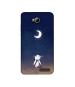 Casotec Moon Bunny Design Printed Silicon Soft TPU Back Case Cover for Micromax Canvas Juice 4 Q382