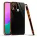 Mr. Case Black Silicone Gold Plated Frame 6D Back Case Cover For Infinix Hot 10 Play