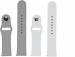Black Lovies White, Grey Silicon Smart Watch Strap For Noice Color Fit Ultra (Pack Of 2)