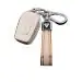 SLC-e TPU Leather Car Key Cover Compatible with Renault Kwid Triber Kiger Redigo Remote Key (with Key Chain) (PACK OF 1)