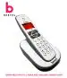 Beetel X73 Cordless 2.4Ghz Landline Phone with Caller ID Display, 2-Way Speaker Phone with Volume Controls, Auto Answer, Alarm Function, Stylish Design (Grey/White)(X73)