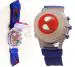 Kavim Kids toy spinner light watch Spider (Red Strap, Size : 9 inc)