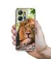 Casotec Tiger Pattern Print Design Printed Silicon Soft TPU Back Case Cover for Infinix Hot 30 5G