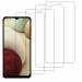 Kite Digital Samsung A70/A70S/A42/M42/A02/A02S/M02/M02S/F02S/A12/M12/F12/A12 NACHO Transparent Tempered Glass Screen Protector with Full Screen Coverage - Except Edges (Pack of 4)