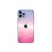 GADGETSWRAP Printed Vinyl Skin Sticker for Apple iPhone 12 - Pink Glitter Stardust