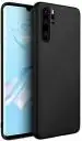XOVO Back Cover for Honor Huawei P30 Pro (Black, Dual Protection, Silicon, Pack of 1)