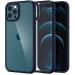 Spigen Navy Blue TPU Ultra Hybrid Back Cover Case For Iphone 12 Pro And 12