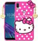 Mintak Asus Zenfone Max Pro M1 Pink and White Silicon Mobile Back Cover