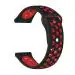 LIDDU Silicone Smart Watch Strap for Fire Boltt Almighty, SE, Ninja Call 2 , Ring 2 and Rage (Red and Black)