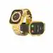 Gizitacore T800 Ultra Watch Smartwatch Gold for Men and Women 49mm - Golden Bracelet Strap - Bluetooth Call, Wireless Charge, Fitness Bracelet - (Golden Version)
