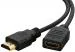 Astound Hdmi Cable 0.4 M Copper Braided 4H Uhd Hdmi Extension Cable Lead Wire Male Female (Compatible With 4K Uhd Tvs, Full Hd Tvs, Blu Ray, Supports 480I, 480P, 720P, 1080I, 1080P Resol., Black, One Cable)
