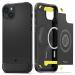 SPIGEN Matte Black Thermoplastic Polyurethane Rugged Armor Magfit Back Cover Case Compatible With Iphone 14 Plus TPU