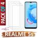 aadia SCREEN GUARD PROTECTOR FOR REALME 5s (4 PC. PACK)
