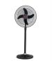 Sameer Toofan Mkiii 400 MM 3 Blade High Speed Farrata Stand Fan, Black