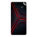 GADGETSWRAP Printed Vinyl Skin Sticker for Samsung Galaxy S10 Plus - Red Black Abstract