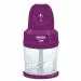 Inalsa Joy, 250W, 500ml Electric Chopper with Copper Motor, Chop, Mince, Puree, Whisk, White & Purple