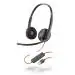 Poly by Plantronics Black Blackwire 3220 Wired On Ear Headphones With Mic