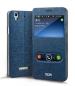 Defender Blue Flip Cover Case For Micromax Yu Yureka