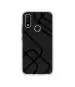 Casotec Zig-Zag Black Line DesignPrinted Silicon Soft TPU Back Case Cover for Lenovo A6 Note
