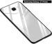 Zybux Samsung Galaxy J7 Prime White Glass and Silicon Shockproof Bumper Mobile Back Case
