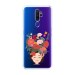 Emble Designer Clear Tranperant Silicone Case For Oppo A9 2020 -Design A19 ( TPU | Soft , Oppo A9 2020 | Multicolor )