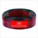 MX High Performance Red & Black Speaker cable 21 WIRE = 20 AWG - 50 meters Coil - Premium Speaker Wires for Home Theater Systems, Speakers, Vehicles, Car Audio, Amplifiers, Hi-Fis, Receivers (MX-3976)