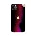 GADGETSWRAP Printed Vinyl Skin Sticker for Apple iPhone 11 Pro - Threads Glow Red Pink Abstract