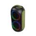 DM Bluetooth Party Speaker Bluetooth Speaker with Loud Sound & Rich Bass, 24H Playtime Portable Speaker for Home/Outdoor/Travel Black
