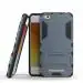 E.R.I.T. Xiaomi Redmi 4A Grey Shockproof Back Case Cover Kickstand 4 x 4 x 1 cm