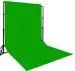 VTS 8 x 8 FT. Croma Green LEKERA Backdrop Background Photo Light Studio Photography Background(Green)