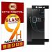 Kite Digital Sony Xperia XA1 Ultra Black 5D Premium Tempered Glass Screen Protector Slim 9H Hard 2.5D