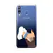 Emble Designer Clear Tranperant Silicone Case For Samsung M30 -Design A9 ( TPU | Soft , Samsung M30 | Multicolor )