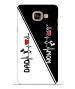 Bhaicover Samsung Galaxy A5 2016 Multicolor Poly Carbonate 3D Printed Mom Dad Heart Line Black And White Mobile Phone Back Cover Case