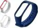 Microcart Silicone Multicolor Smart Band Strap For Xiaomi Mi Band 4, Xiaomi Mi Band 403 (Pack Of 3)