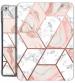 Caseelo Flip Cover for Apple iPad Air 1 / Air 2 9.7 Inch [ Air 1 Air 2 Generation ] tablets [ Models A1474 A1475 A1476 A1566 A1567 ] Smart TPU Slim Case & Adjustable Viewing Angle Stand ( Marble Rose )