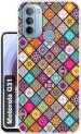 Case Club Multicolor Silicon Grip Case Back Cover For Motorola G31, Moto G31