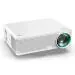 Lazervision LV-520 Wired Cast 6000 Lumens Contrast 15000:1,4k Support 1080P Native USB hdmi LED Projector Life 50000 Hours White (Nonandroid)