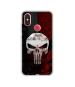 Casotec Punisher Skull Design Printed Silicon Soft TPU Back Case Cover for Mi A2