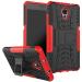 S-Hardline Lenovo P2 Rubber, Plastic Shockproof Hybrid Kickstand Back Case Cover