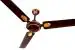 Sameer Jewel 1200 MM 3 Blade Decorative Sparkling Gold Ceiling Fan, Brown