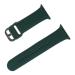 RUPELIK (Steel Lock iWatch 45mm Strap Green) Soft Silicone iWatch Strap series Series 7,6,5,4,3,2,1/SE Compatible For Strap 45mm/44mm/42mm Smart Watch Strap (Green)