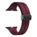 JOBINKA (41mm Silicone Megnatic Lock Strap Wine Red) Soft Silicone iWatch Strap Band Compatible with Apple Watch 41mm 40mm 38mm Magnetic Clasp Adjustable Strap For iWatch Series 7 6 5 4 3 2 1 SE SE (Wine)
