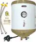 DIGISMART 15 Ltr 2 kva Geyser with Temperature Meter, ABS Top Bottom, Free Installation Kit & adjustable outer thermostat (Ivory)