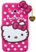 Aviaaz Samsung Galaxy J1 Ace Hello Kitty Pink Silicon Back Cover