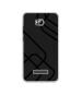 Casotec Zig-Zag Black Line Design Printed Silicon Soft TPU Back Case Cover for Micromax Canvas Spark 3 Q385