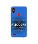 Casotec Success Motivational Design Printed Silicon Soft TPU Back Case Cover for Tecno Camon iSky 2