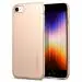 Spigen Thin Fit Champagne Gold TPU and Polycarbonate Magnetic and Lightweight Back Cover Case Compatible with iPhone SE 2022, iPhone SE 2020, iPhone 7 and iPhone 8 6.99 x 0.91 x 13.87 cm