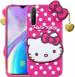 Cloudza Realme XT Pink and White Silicon Scratch Resistant Mobile Back Cover