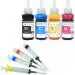 RC Print Refill Ink for Canon Printer Cartridges PG 740, CL 741, PG 745, CL 746, PG 47 Black + Tri Color Combo Pack Ink Bottle